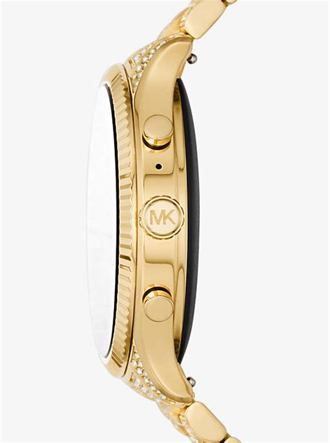 michael kors smartwatch mkt 5082|Gen 5 Lexington Pavé Gold.